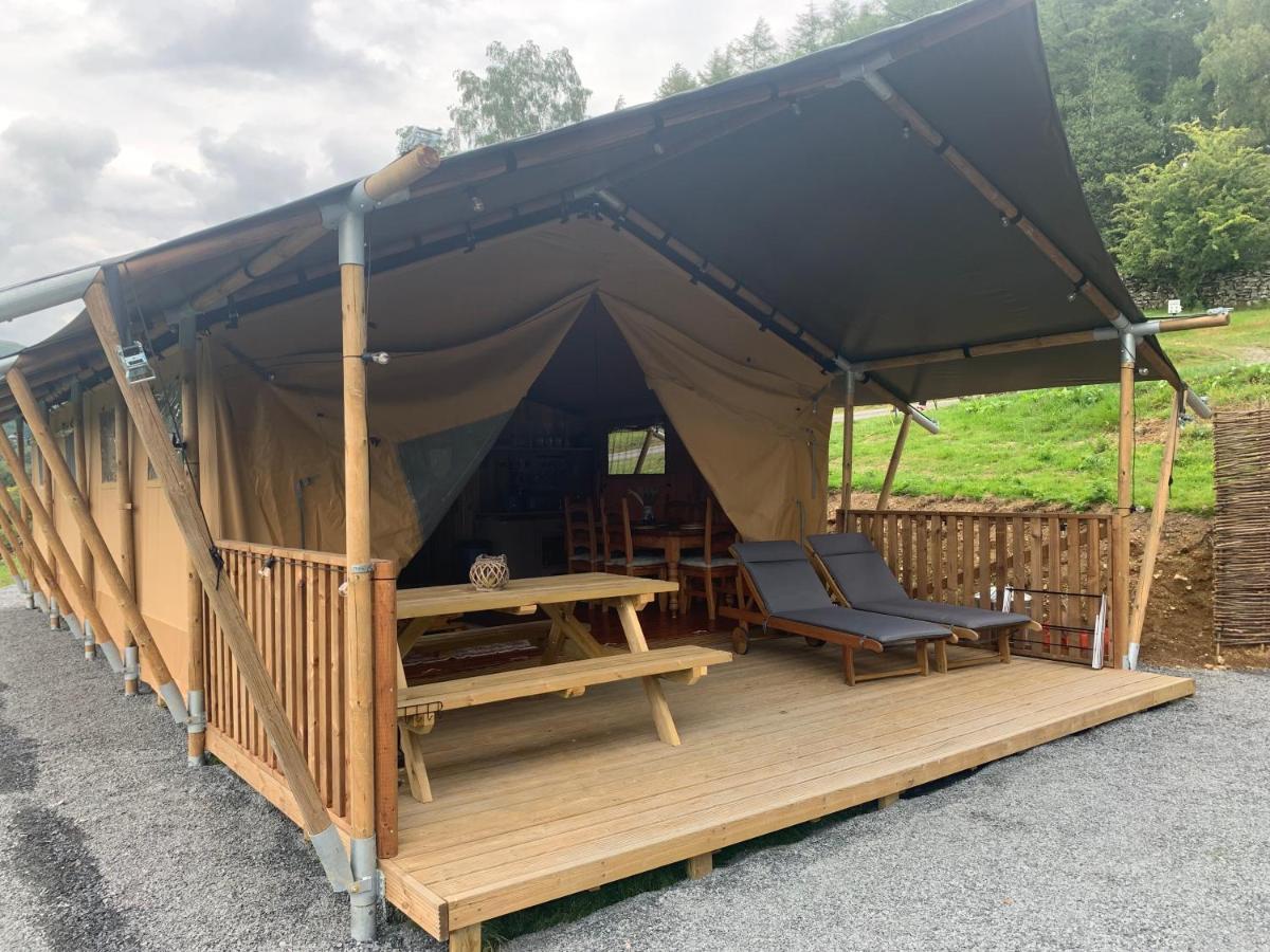 Luxuszelt Mountain View Safari Tent With Hot Tub In The Heart Of Snowdonia